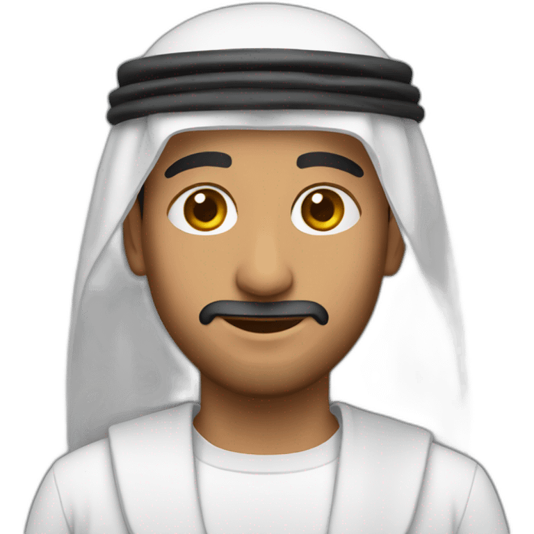 Arab wearing dishdasha emoji