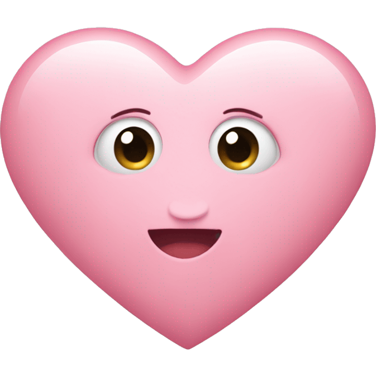 A light pink heart emoji