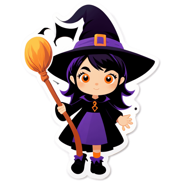 A witch girl emoji