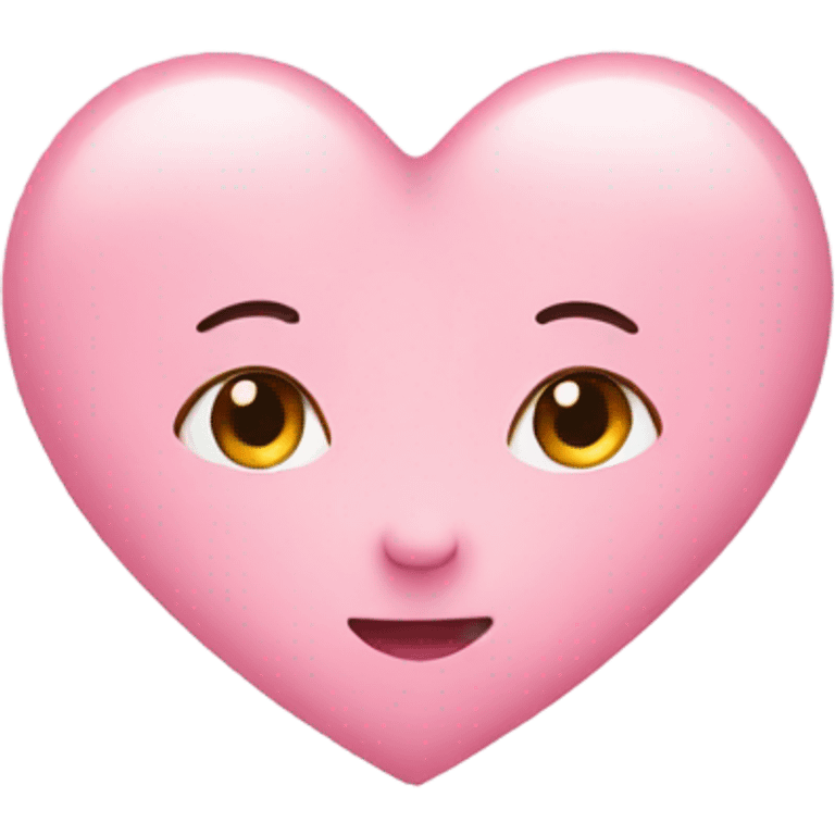 Baby pink heart emoji