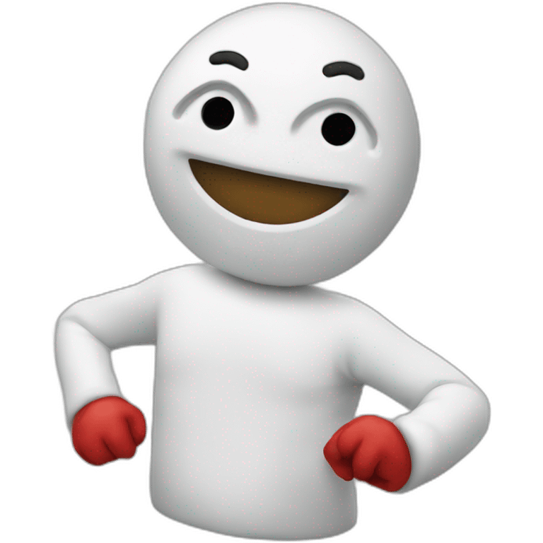 Bonhomme qui fais un dab emoji