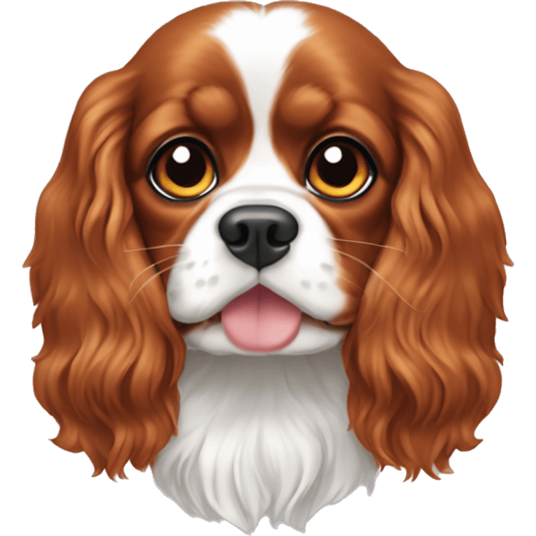 3 hearts under Cavalier King Charles Spaniel emoji