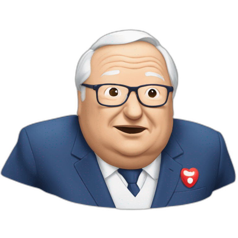 Jean marie le pen qui crie "jeanne au secours" emoji