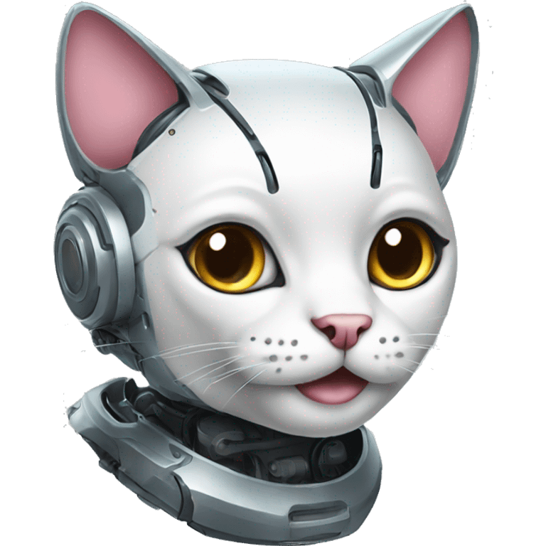 a robot cat emoji