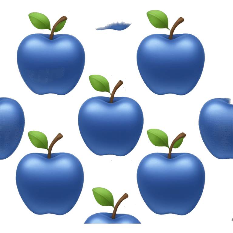 Blue Apple  emoji