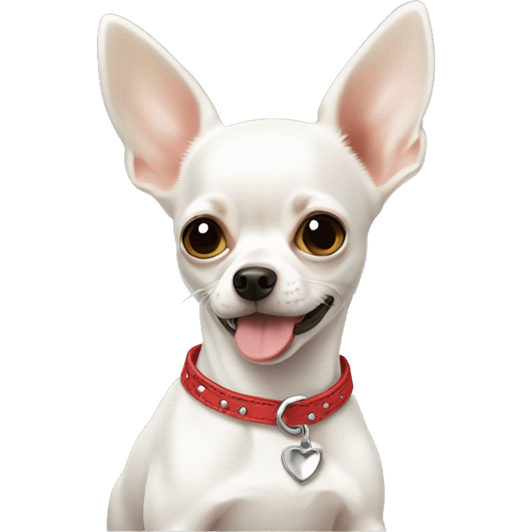 white Chihuahua ￼ emoji