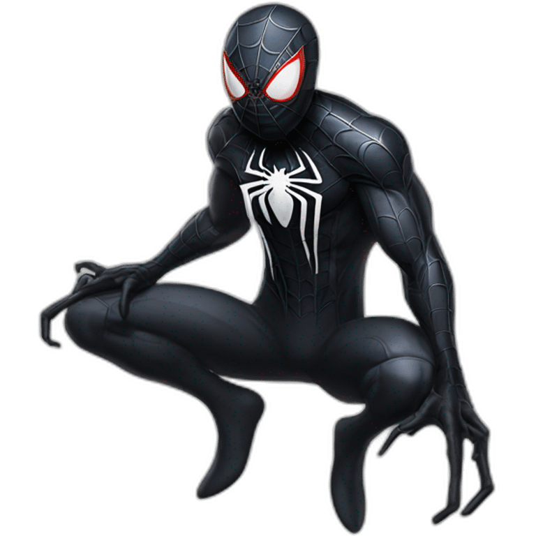 Symbiote Spiderman emoji