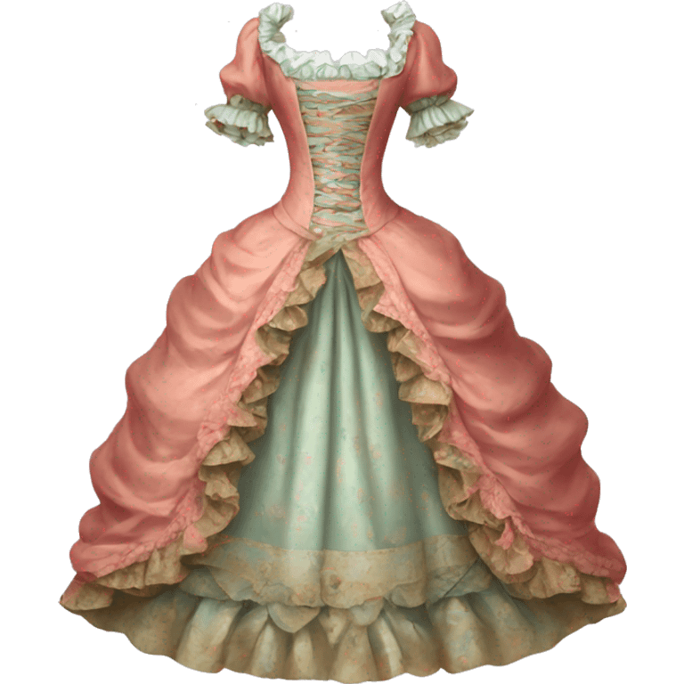 Rococo dress emoji