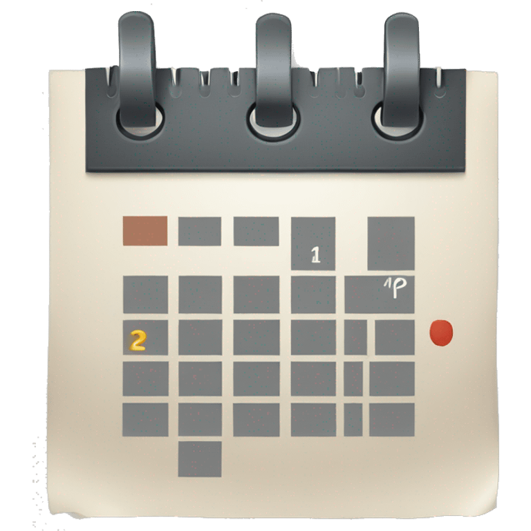 calendar emoji