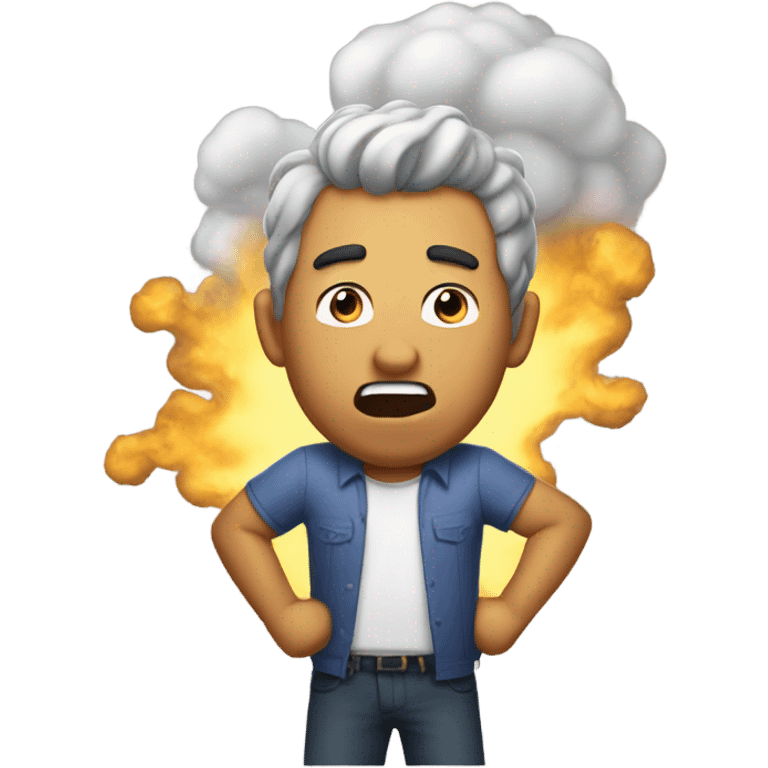 a fart coming out of jose emoji