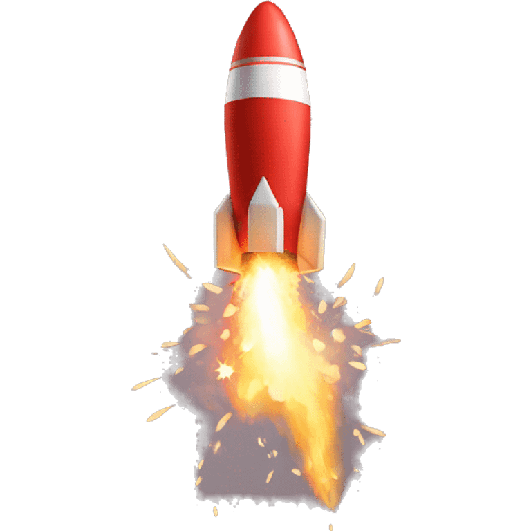 rocket fire cracker emoji