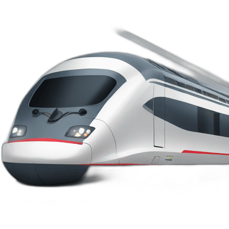 high speed train emoji