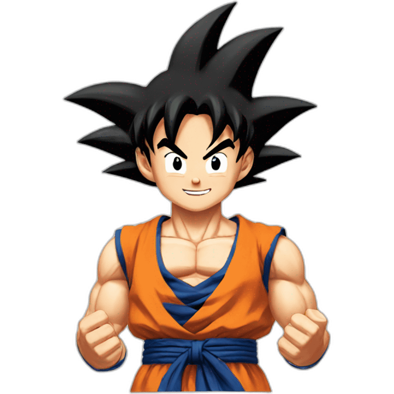 Goku Happy emoji