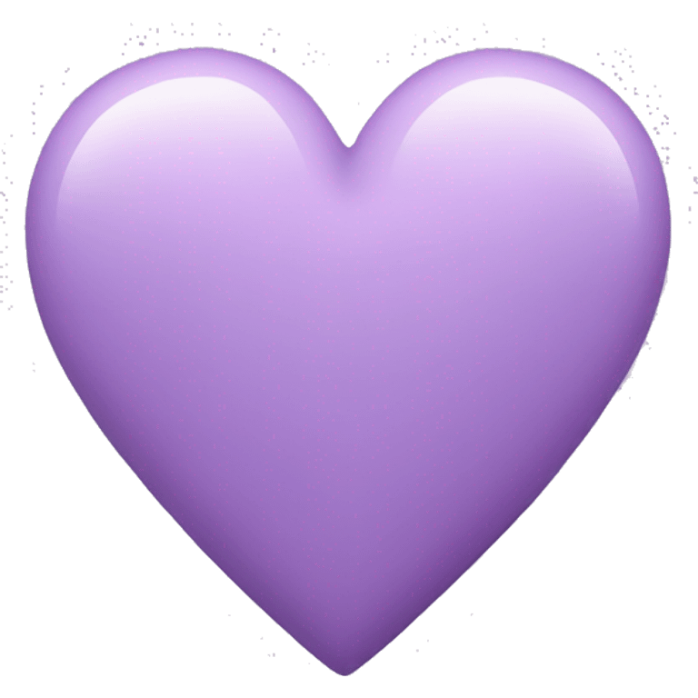 Lilac heart emoji