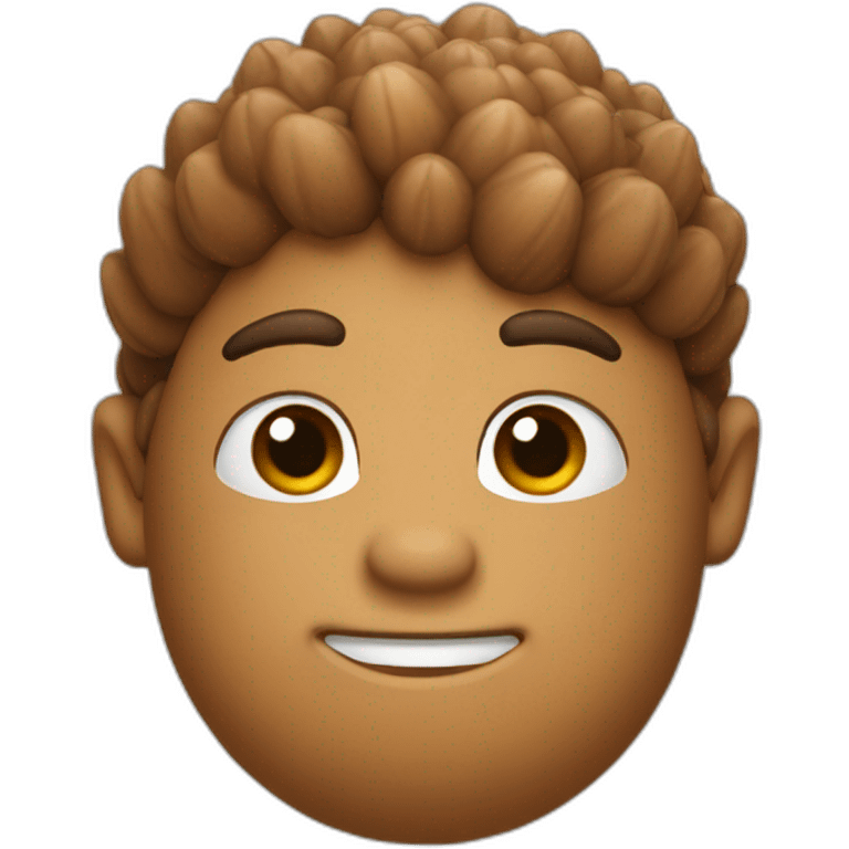 acorn head and shoulders emoji