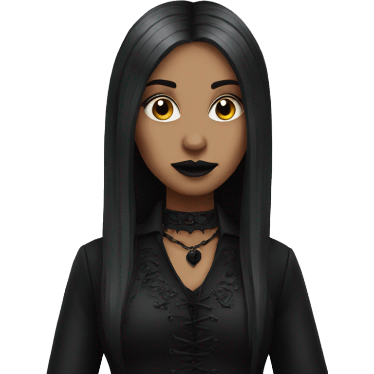 Goth lady  emoji