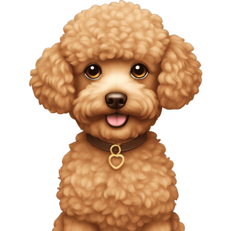 apricot poodle teddy bear emoji