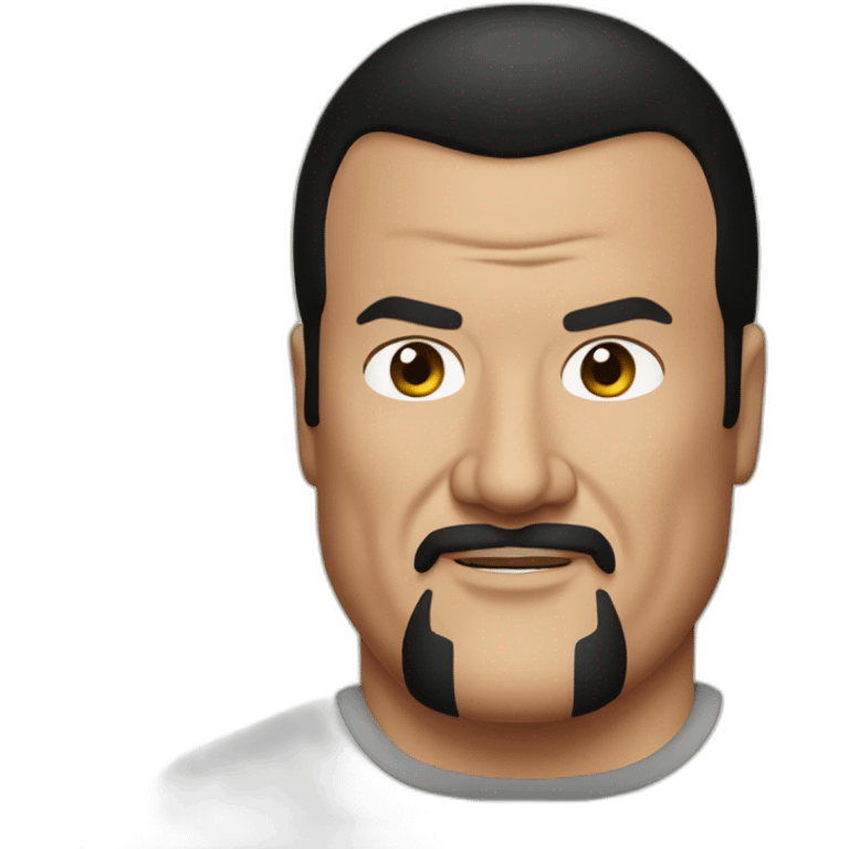 steven-seagal cartoon wearing tee emoji