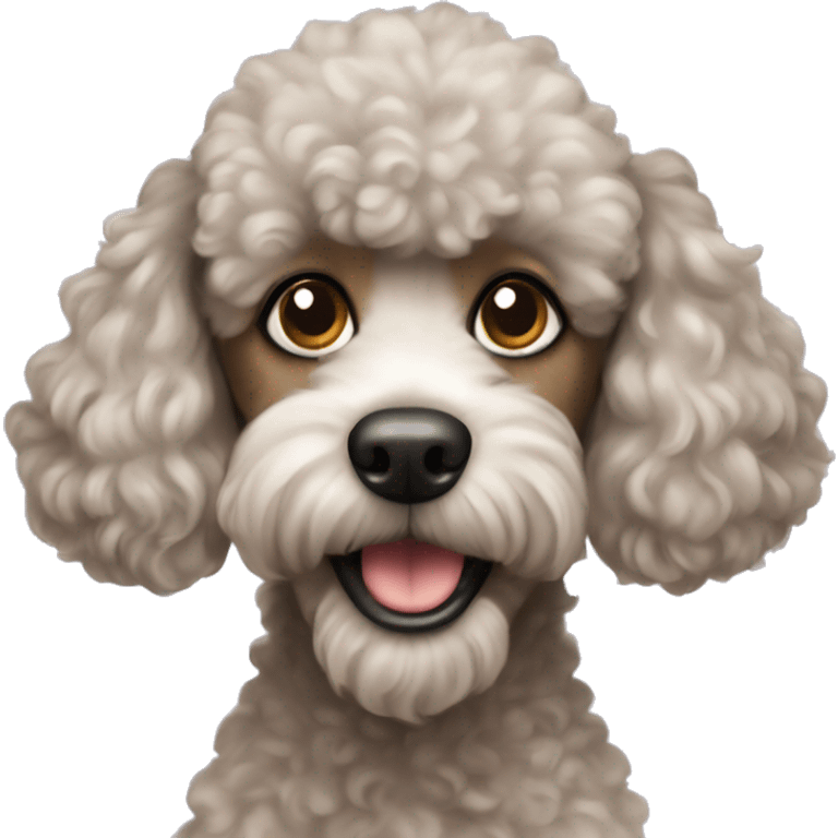 Poodle mix dog  emoji