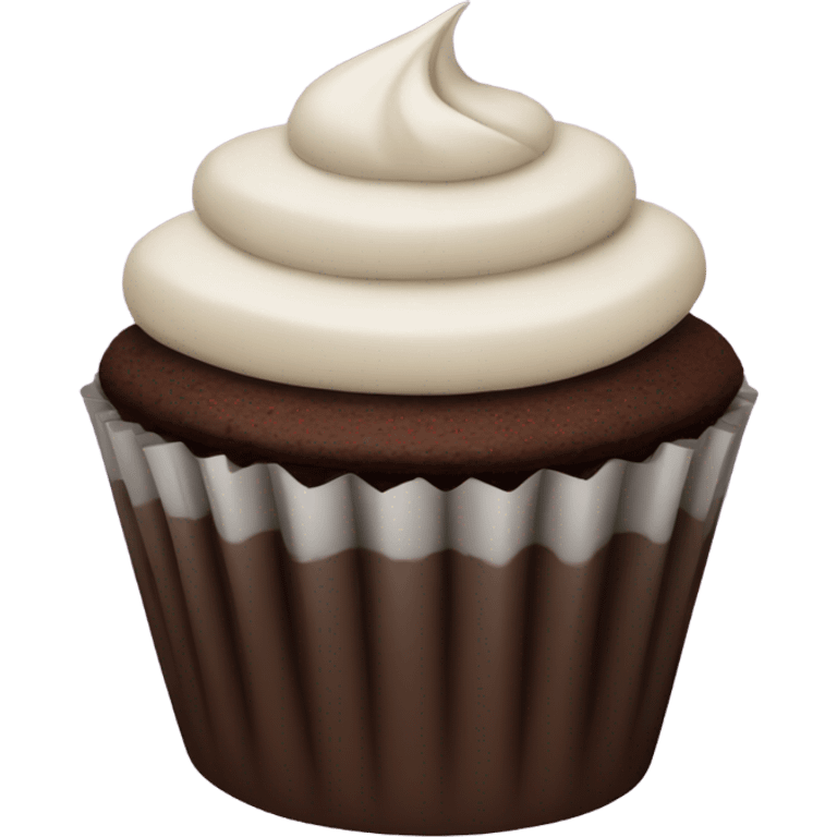 chocolate cupcake emoji