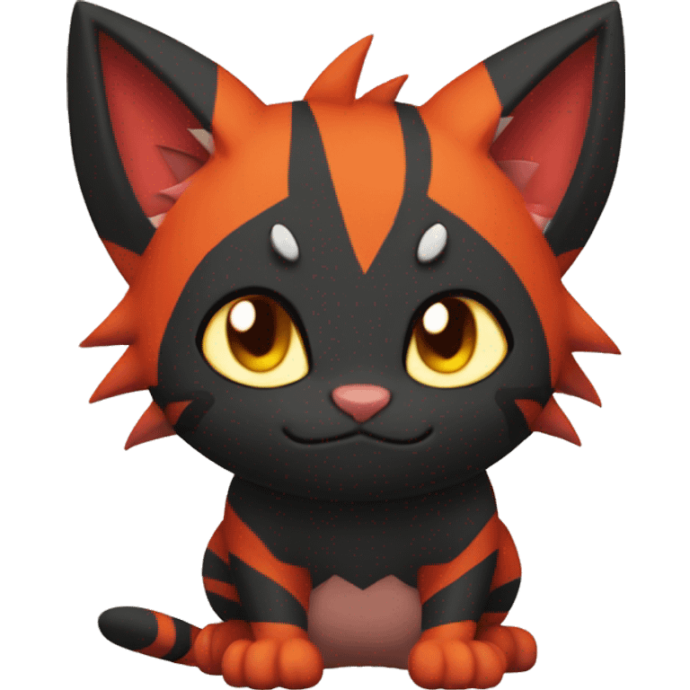 Litten Torracat Incineroar emoji