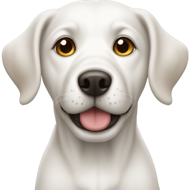 white benji dog emoji