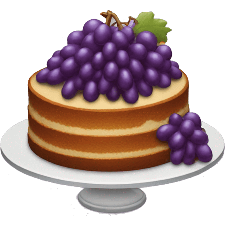 grape cake emoji