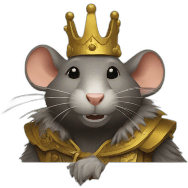 Rat king emoji