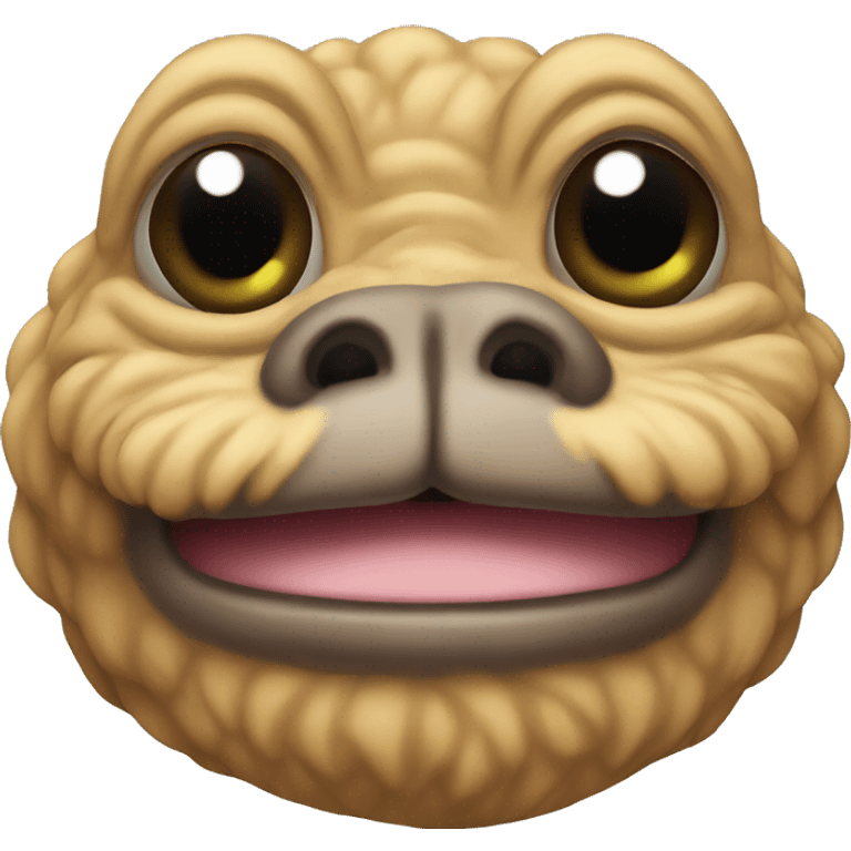 wrinkled coquí emoji