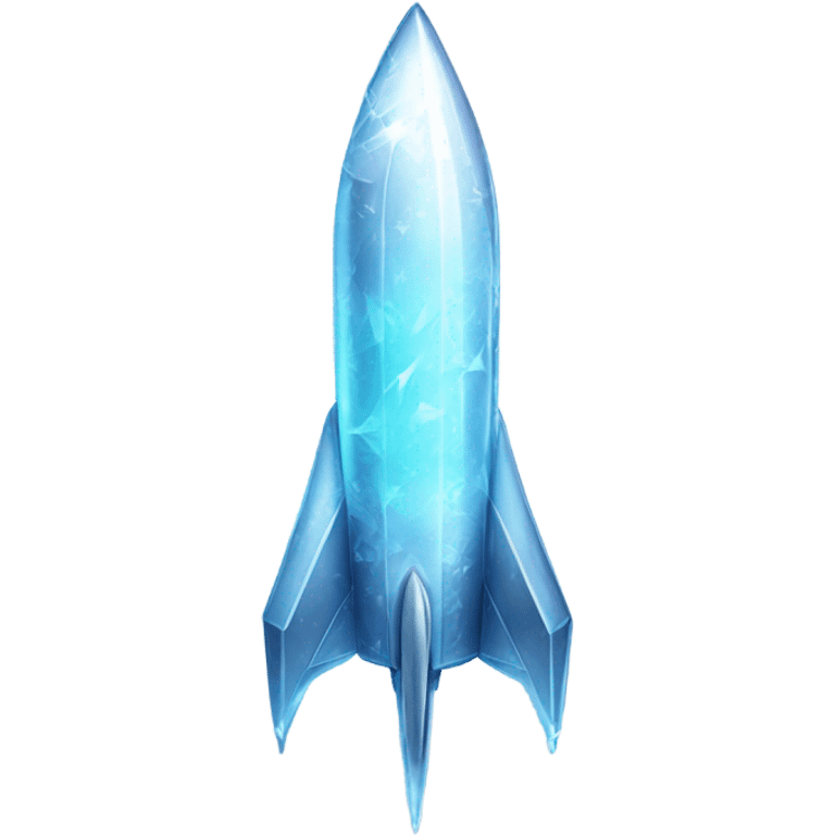 Ice rocket emoji