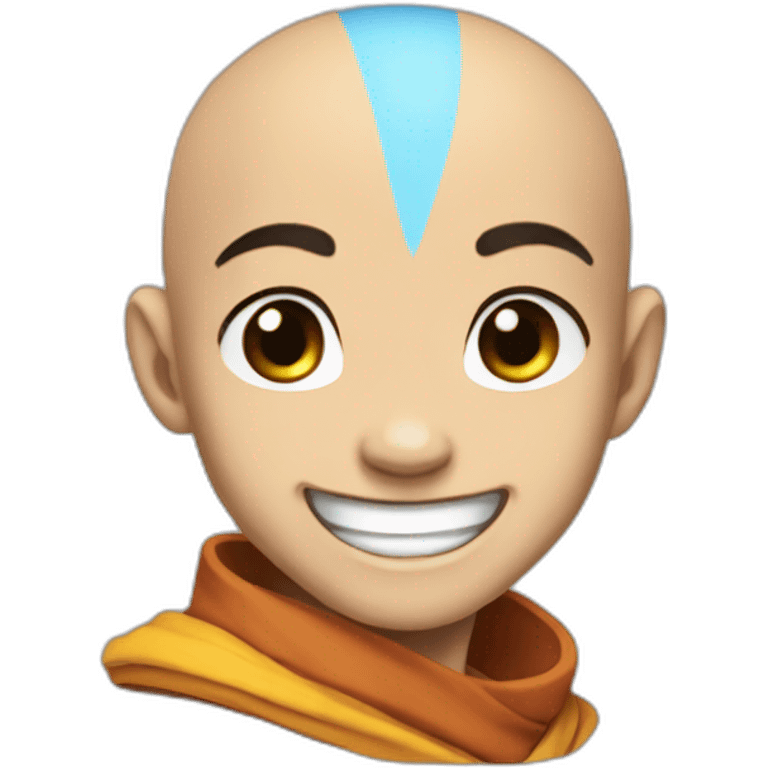 happy aang emoji