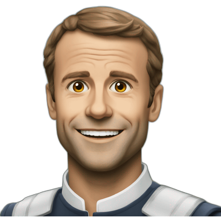 Macron heureux emoji