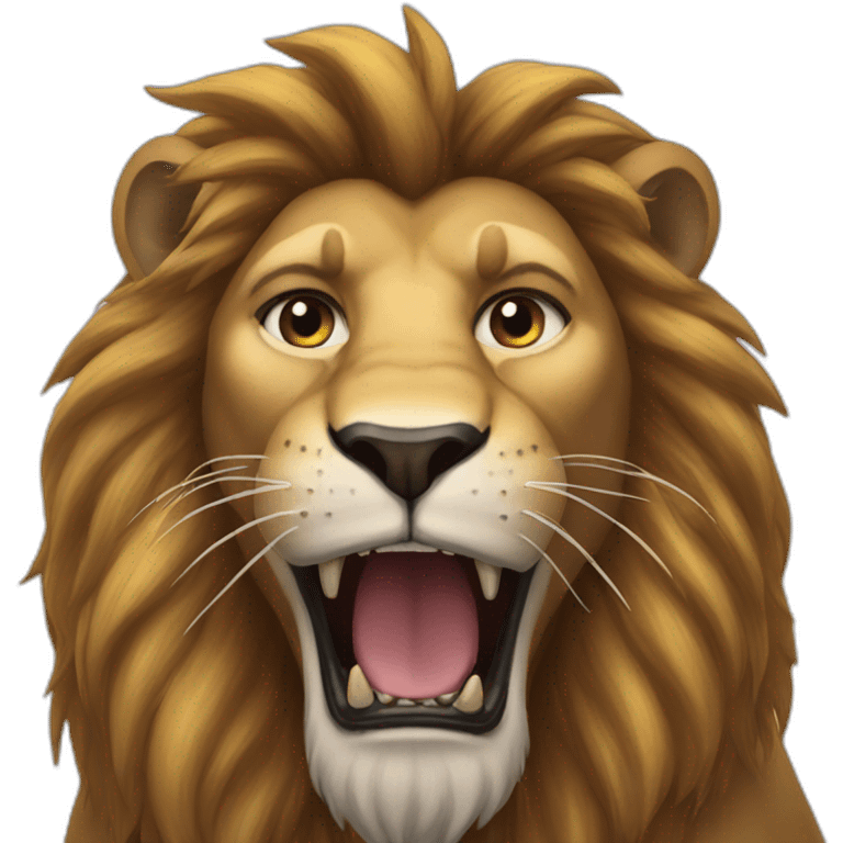 a king lion emoji