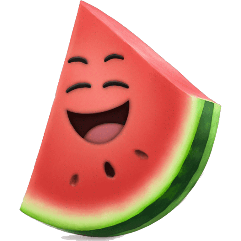 one slice of watermelon emoji