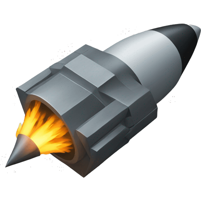 missile isometric emoji