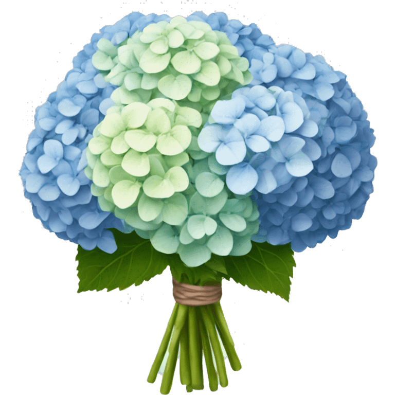 hydrangea bouquet emoji