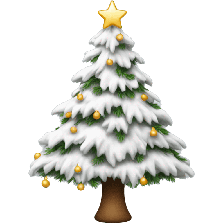 white christmas tree emoji