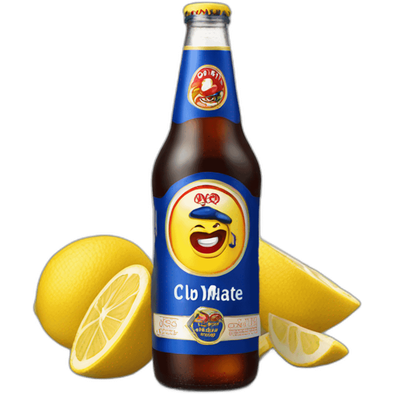 Bottle of club mate emoji