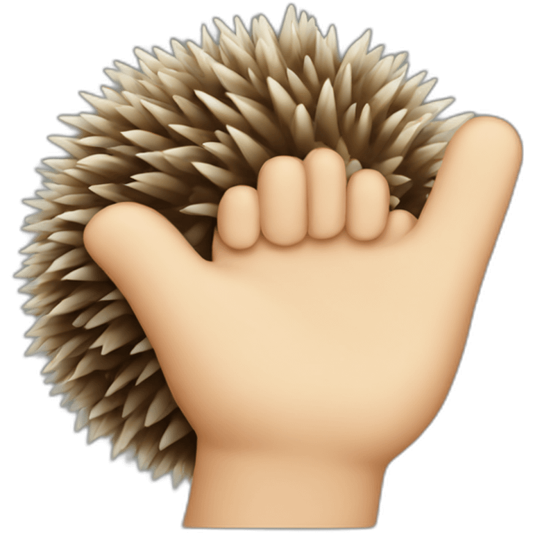 waving hedgehog emoji