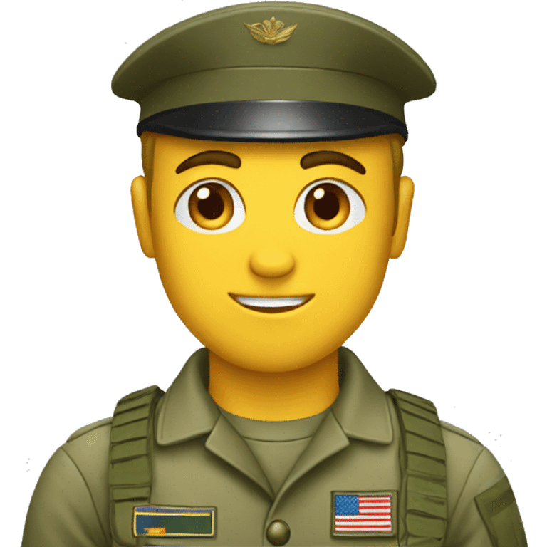 Military soldier emoji