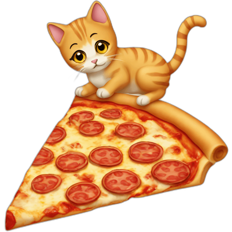 pizza with cats emoji