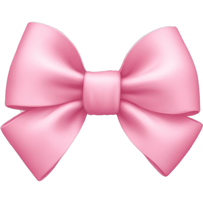 Baby pink bow emoji