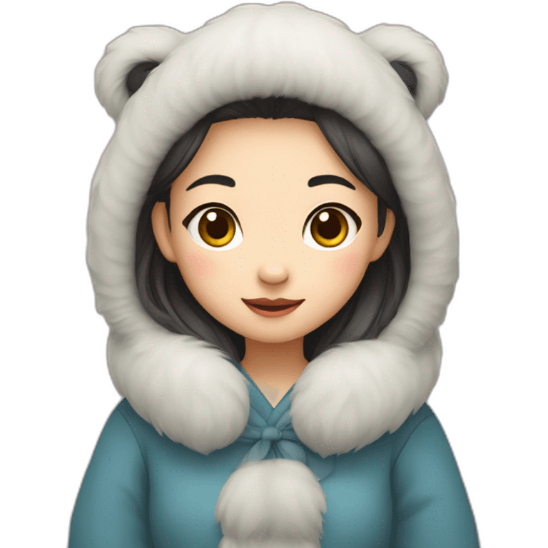 Chinese Wolong girl  emoji