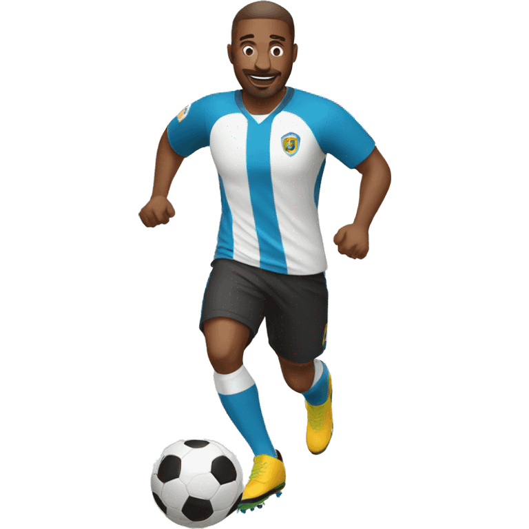 man playing soccer emoji