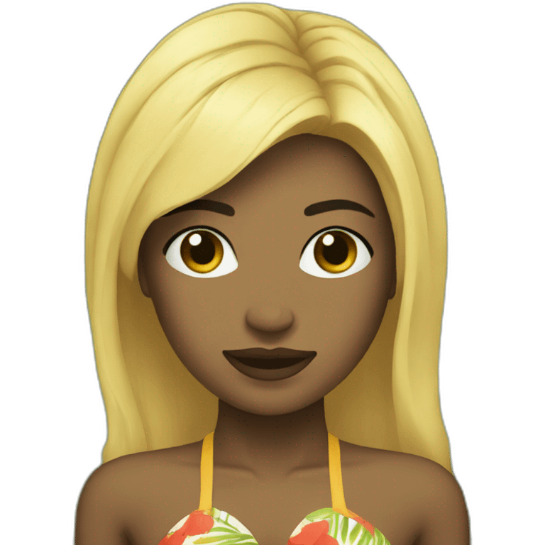 malgache en bikini emoji