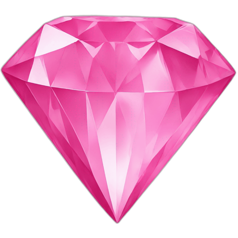 Pink diamond emoji