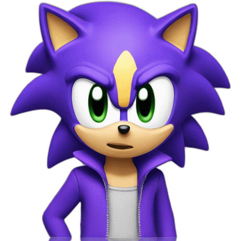 Sonic roxo emoji