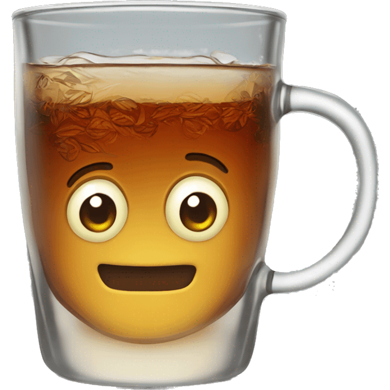 Tea in turkey glass emoji