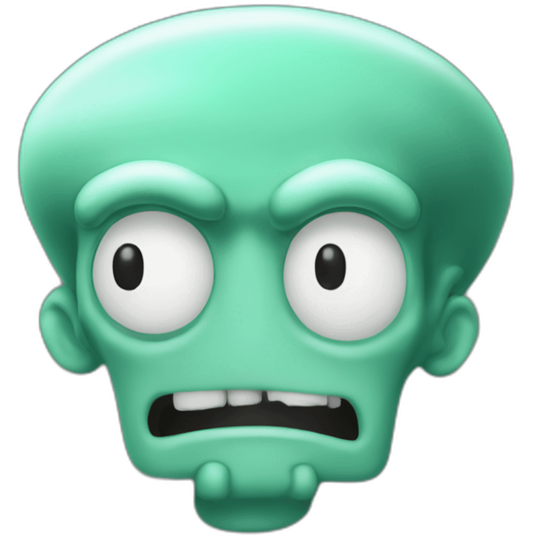 squidward from sponge boy me bobby man emoji