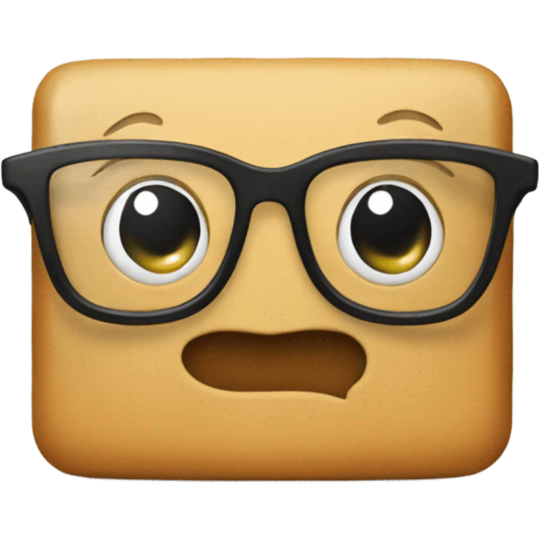 a smartbox with glasses on a heart emoji